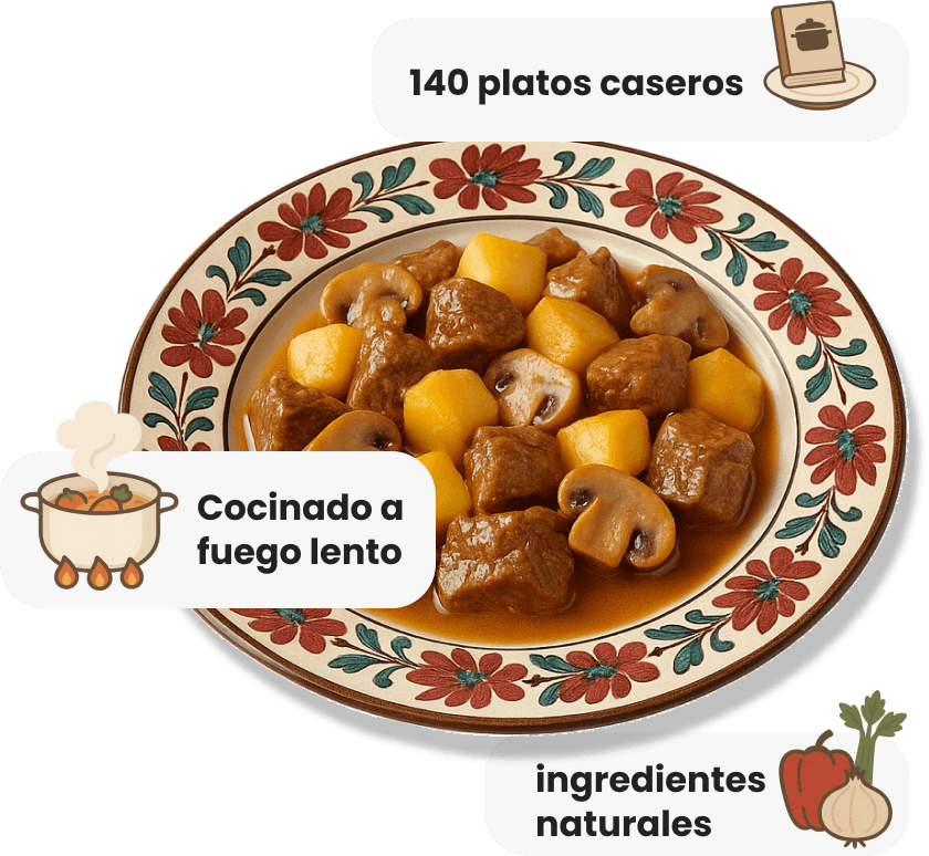 Platos caseros para envío a Cáceres